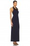  Rochii de damă | Rochie maxi polo Deb Lovers + Friends, bleumarin