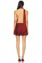  Rochii de damă | Rochie mini Lovers + Friends Nova, cu imprimeu Oxblood