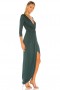  Rochii de damă | Rochie maxi Sundance Lovers + Friends Verde Everglade