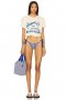  Costume de baie și costume de baie pentru femei | Tricou Lovers + Friends Cover Up Tee Blue Beach Club