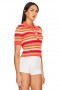  Topuri pentru femei | Lovers + Friends Lucia Polo Top de vară roșu