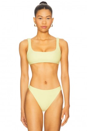  Costume de baie și costume de baie pentru femei | Lovers + Friends Top Arielle, galben unt