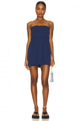 Costume de baie și costume de baie pentru femei | Rochie mini Lovers + Friends Nikki bleumarin