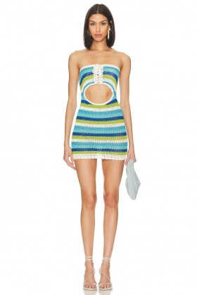 Dámske šaty | Modré minišaty Alexia od Lovers + Friends