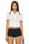  여성 상의 | 러버스 + 프렌즈 오르솔라 반팔 폴로 화이트