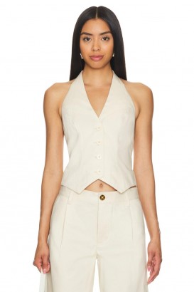  Ženski topovi | Lovers + Friends X Maggie Macdonald Miranda prsluk krem boje