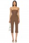  Dambyxor | Lovers + Friends Natasha Cropped Pant Mushroom Brown