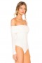  Damtopp | Lovers + Friends Florence Bodysuit Vit