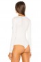  Damtopp | Lovers + Friends Lina Bodysuit Vit