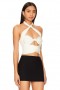  Damtoppar | Lovers + Friends Sophia Wrap Halter Vit