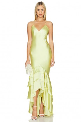  Klänningar för kvinnor | Lovers + Friends Cleo Gown Melongrön