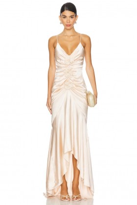  Klänningar för kvinnor | Lovers + Friends Liz Gown Champagne