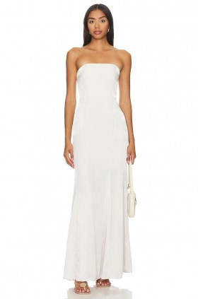  Klänningar för kvinnor | Lovers + Friends Mica Gown Champagne Beige