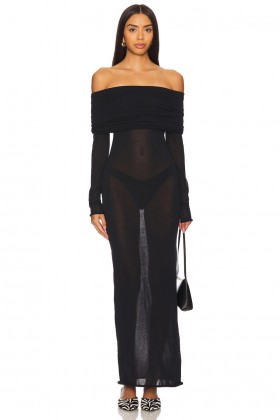  Klänningar för kvinnor | Lovers + Friends Sofie Off The Shoulder-klänning svart