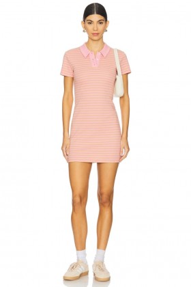  Damklänningar | Lovers + Friends X Emma Rose Carrie Polo Miniklänning Rosa & Brun