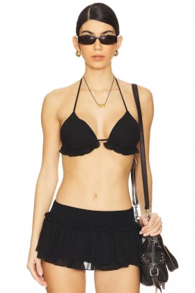 Damtoppar | Lovers + Friends Falaise Bikinitopp Svart