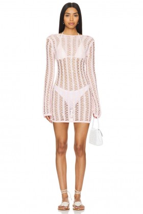  Kadın Mayo ve Mayo Üstleri | Lovers + Friends Maggio Elbise Açık Pembe