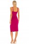  Vestidos de mujer | Vestido midi Lucie de Lovers + Friends, fucsia