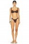  Trajes de baño y pareos para mujer | Top marrón oscuro Lovers + Friends Chasing Sunsets