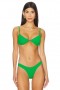  Trajes de baño y pareos para mujer | Top verde Kelly de Lovers + Friends Say Yes