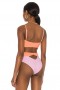  Trajes de baño y pareos para mujer | Top rosa y naranja de Lovers + Friends West Coast