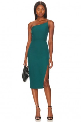  Vestidos de mujer | Vestido midi Lazo de Lovers + Friends color esmeralda