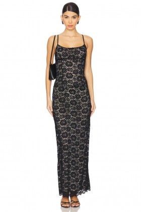  Vestidos de mujer | Vestido transparente Leila de Lovers + Friends, negro