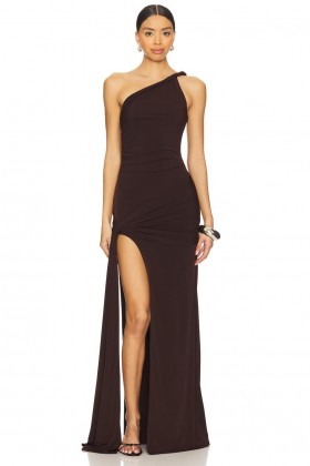  Vestidos de mujer | Vestido Sabrina de Lovers + Friends, color marrón espresso