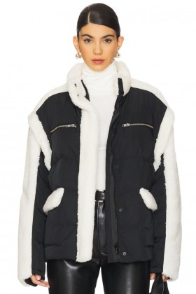  Chaquetas y abrigos para mujer | Chaqueta Caputo Twofer de Lovers + Friends, color negro