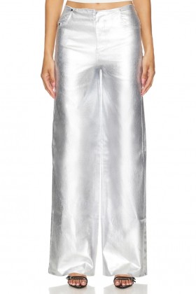  Pantalones de mujer | Pantalón Naomi de Lovers + Friends, color plata