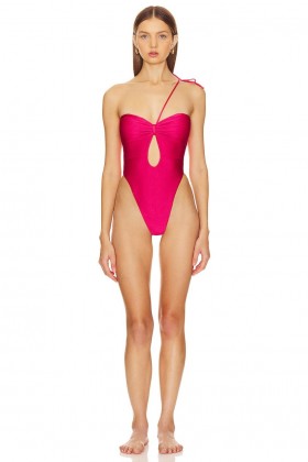  Trajes de baño y pareos para mujer | Lovers + Friends Major Moves Traje de baño de una pieza color magenta