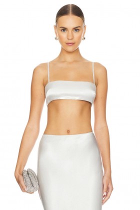  Blusas para mujer | Blusa Elaine de Lovers + Friends, gris plata