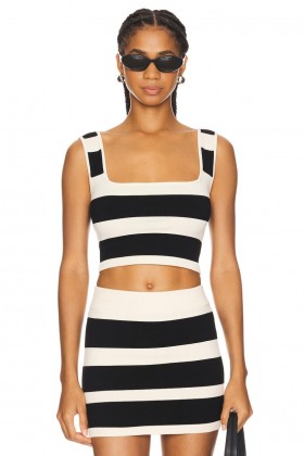  Tops de mujer | Top Eloise de Lovers + Friends en negro y crema