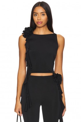  Blusas para mujer | Blusa Giulia de Lovers + Friends, color negro