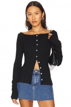  Blusas para mujer | Blusa Jeanna de Lovers + Friends, color negro