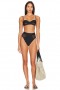  ملابس سباحة نسائية وأغطية | Lovers + Friends Midnight Ride High Waist Bottom Black
