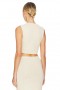  Dámské topy | Lovers + Friends Agnese Cropped Tight Cream