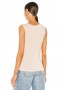  Dámské topy | Lovers + Friends Sahara Raspherical Tank Bone