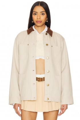  Dámské bundy a kabáty | Bunda Lovers + Friends Mags Taupe Brown