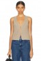  Dametoppe | Lovers + Friends Timo Vest Taupe
