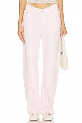  Kvinder Denim | Lovers + Friends V Front Curve Blush Pink