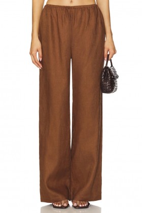  Dame Loungewear | Lovers + Friends Asa Easy Pant Chokolade