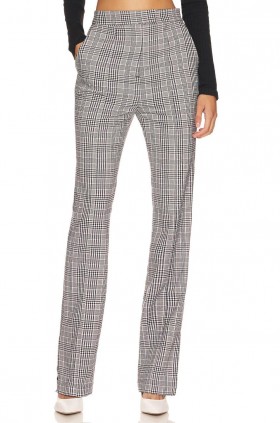  Damebukser | Lovers + Friends Patton Pant Sort Hvid Ternet