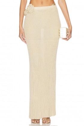  Dame Nederdele | Lovers + Friends Josephine Maxi Nederdel Brun & Guld