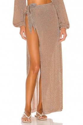  Dame Nederdele | Lovers + Friends Nayelli Wrap Nederdel Guld