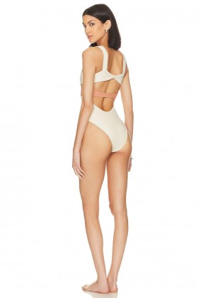 Badedragter og badetøj til kvinder | Lovers + Friends Daytona One Piece Creme & Honey