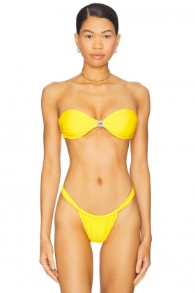  Badedragter og -overalls til kvinder | Lovers + Friends Freya Top Sennep Gul