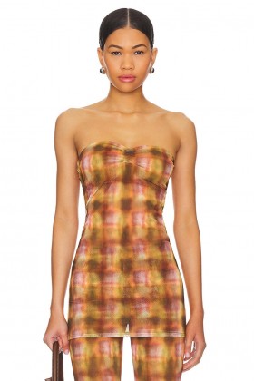 Dametoppe | Lovers + Friends Mel Top Brun Ternet