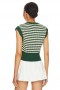 Damesjassen & Mantels | Lovers + Friends Elie Sweater Vest Groen & Wit