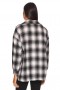  Damesjassen en -mantels | Lovers + Friends Harlow Flanel Shacket Zwart & Wit